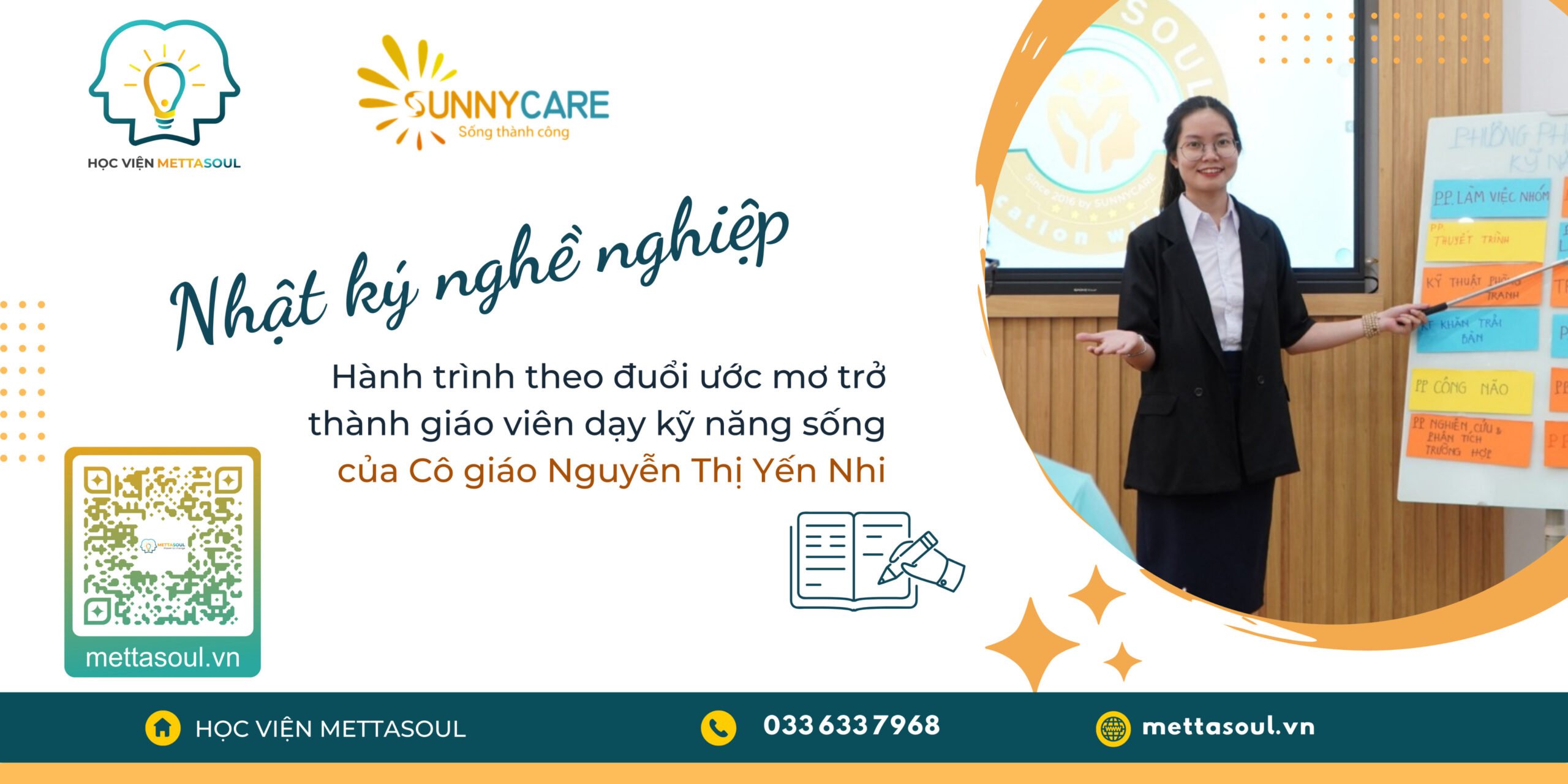 Nhật ký hướng nghiệp - Hành trình theo đuổi ước mơ Giáo viên kỹ năng sống của Nguyễn Thị Yến Nhi
