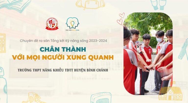 Banner Chan thanh voi moi nguoi xung quanh