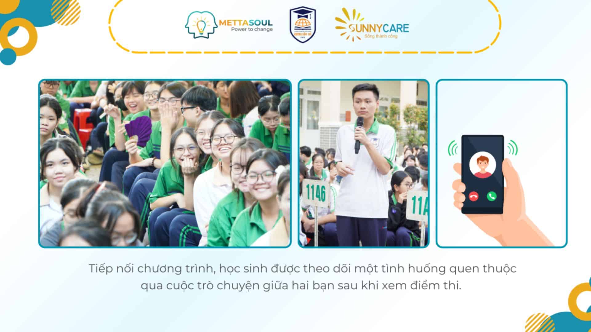 Học viên METTASOUL tham gia hoạt động chăm sóc sức khỏe tinh thần.