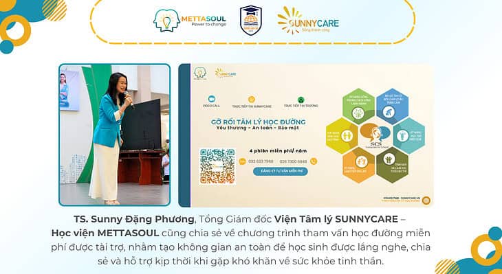 Học viện METTASOUL cung cấp chương trình chăm sóc sức khỏe tinh thần toàn diện. Đào tạo chuyên sâu g.