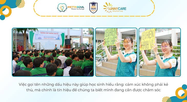 Học viên METTASOUL tham gia hoạt động chăm sóc sức khỏe tinh thần.