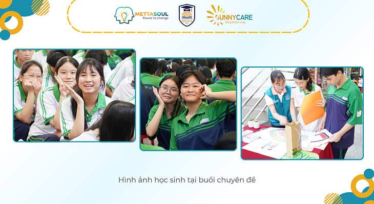 Học sinh tại Học viện Mettasoul trong buổi học chuyên đề về sức khỏe tinh thần.
